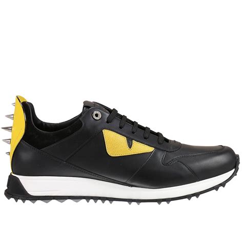 Fendi monster black sneakers men